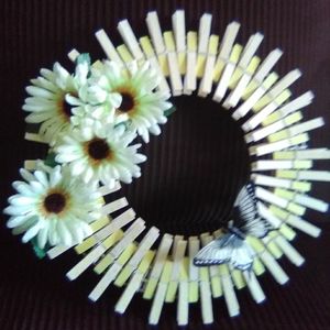 Hand crafted wreath, NWOT